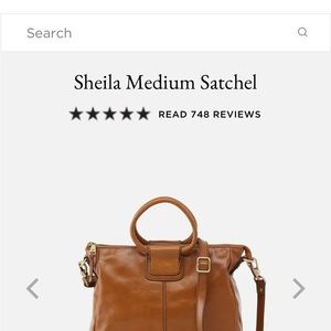 Hobo Sheila Medium Satchel plus Hobo Waver Wristlet Truffle